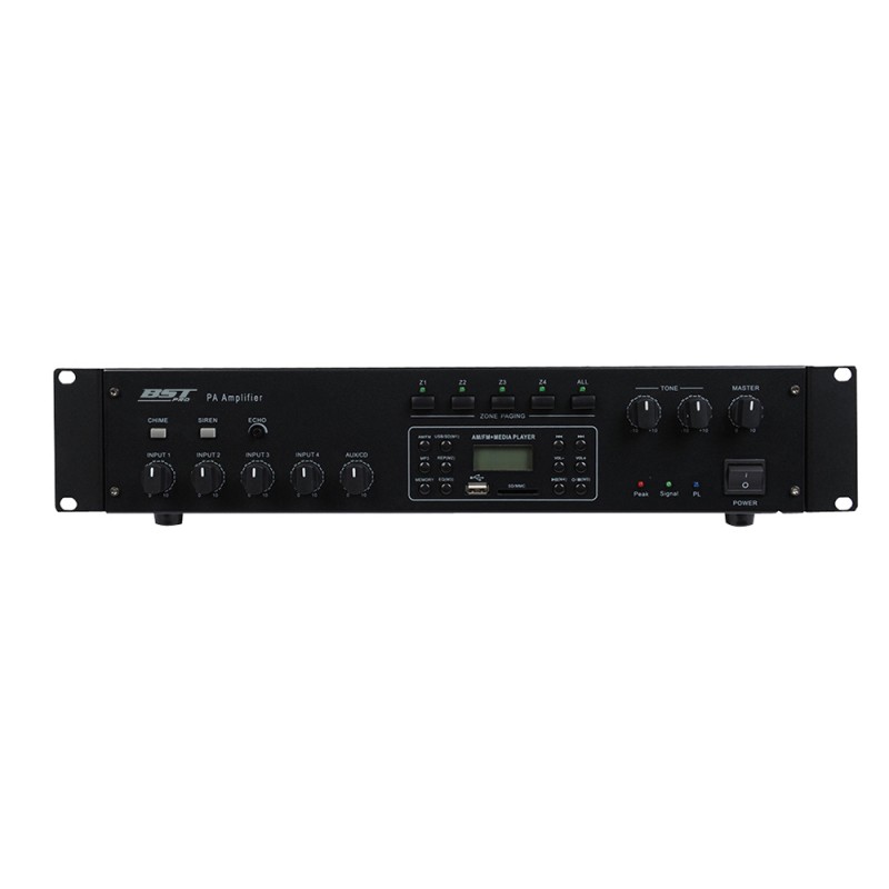 BST UPA240TU 100 V Line Mixer Amplifier – 240 W 100 V Line Mixer Amplifier – 240 W