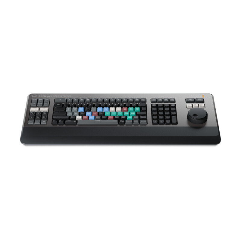 Blackmagic Design DaVinci Resolve Editor Keyboard Full sized QWERTY keyboard including clutch, extra edit, trim and Time Code Full sized QWERTY keyboard including clutch, extra edit, trim and Time Code