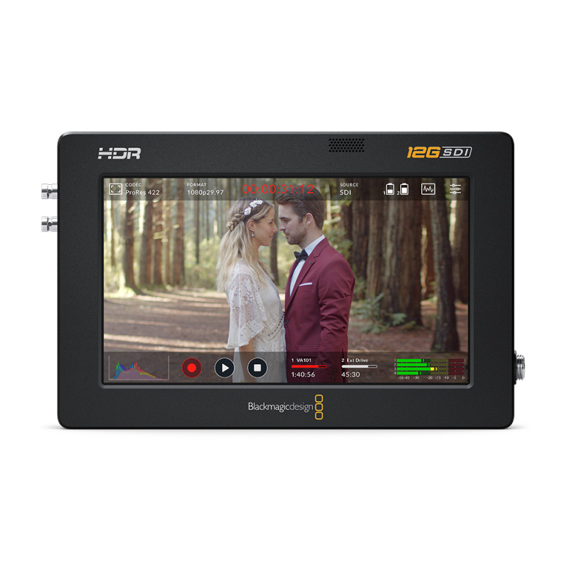 Blackmagic Design Video Assist 5 12G HDR Portable SDI or HDMI 5" monitor, recorder and scopes up to UltraHD Portable SDI or HDMI 5" monitor, recorder and scopes up to UltraHD