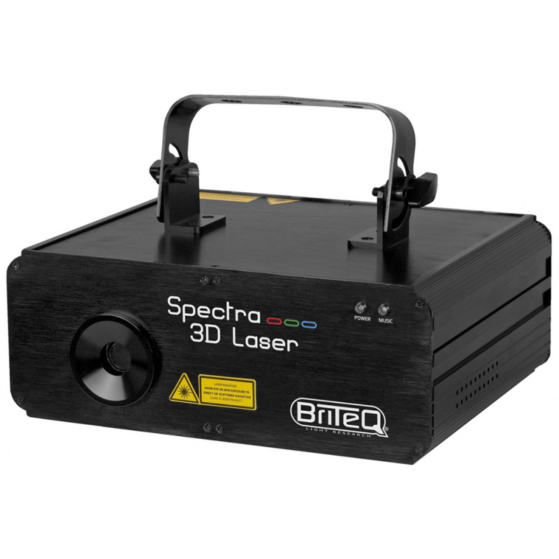 Briteq SPECTRA-3D Laser effect RGB 480mW ( 100mW Red + 80mW green + 300mW blue ) Laser effect RGB 480mW ( 100mW Red + 80mW green + 300mW blue )