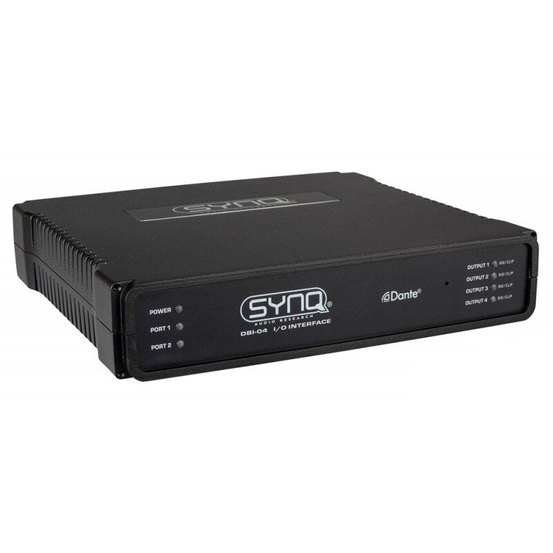 Synq DBI-04 Dante/analog audio bridge, 4 out, INSTALL Dante/analog audio bridge, 4 out, INSTALL