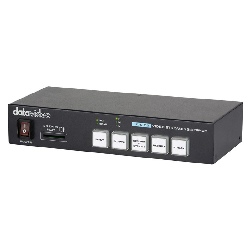 Datavideo NVS-33 H.264 Video Streaming Encoder and MP4 Recorder H.264 Video Streaming Encoder and MP4 Recorder