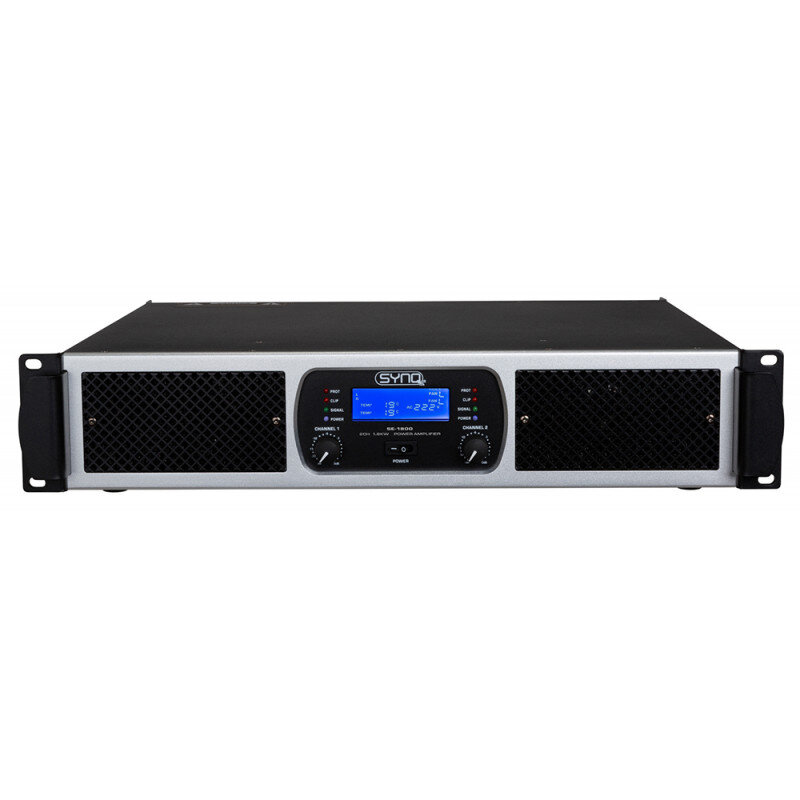 Synq SE-1800 Professional audio amplifier 2 x 900 W RMS @ 4 ohm Professional audio amplifier 2 x 900 W RMS @ 4 ohm