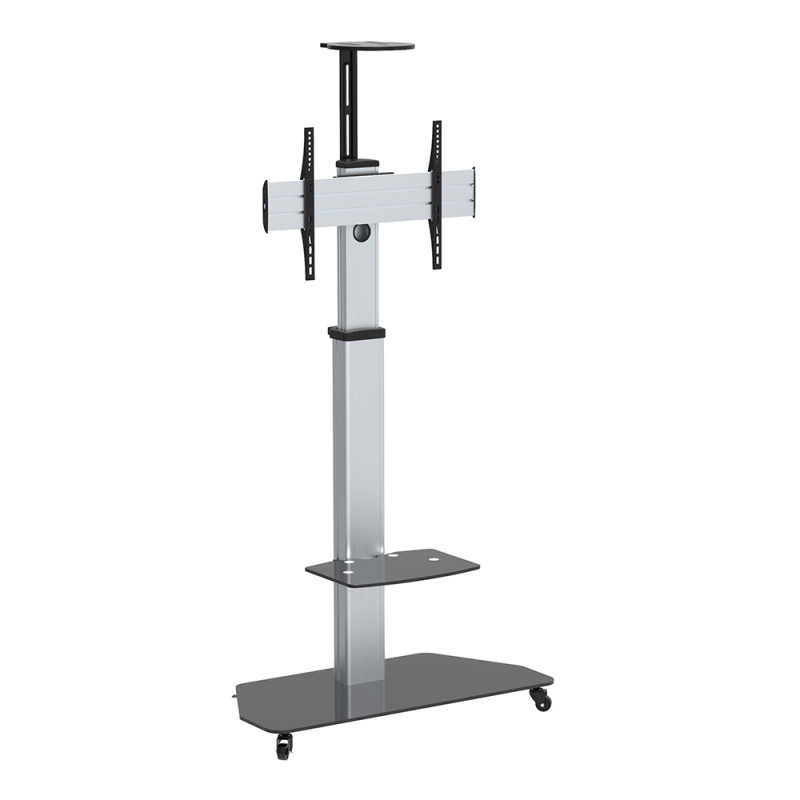 Celexon 1000009355 Height adjustable display trolley for 32-70 inch monitors - silver Height adjustable display trolley for 32-70 inch monitors - silver