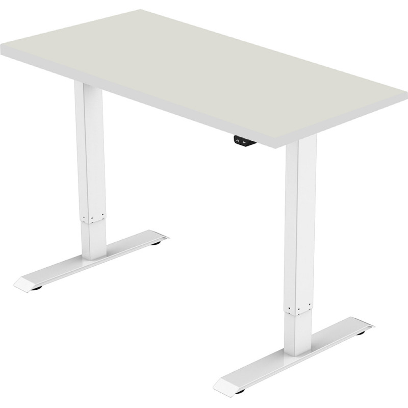 Celexon 1000013812 Economy series Electrically height-adjustable desk, white, with Table Top 125 x 75 cm Economy series Electrically height-adjustable desk, white, with Table Top 125 x 75 cm