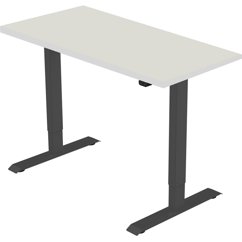 Celexon 1000013813 Economy series Electrically height-adjustable desk, black, with Table Top 125 x 75 cm Economy series Electrically height-adjustable desk, black, with Table Top 125 x 75 cm
