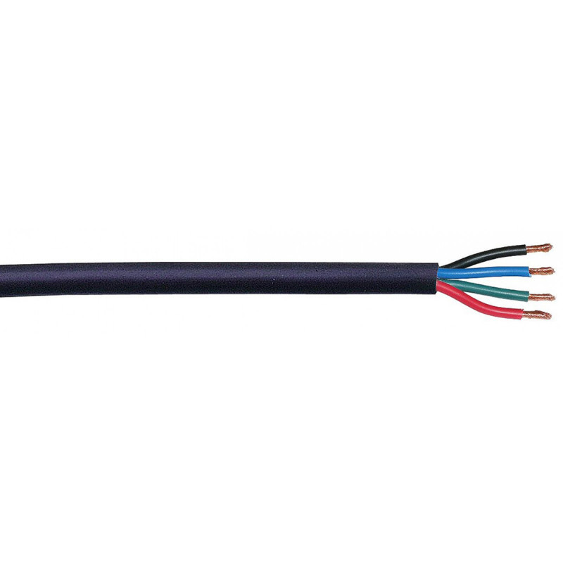 Tasker C288 (4x2,5) Speaker cable, round: 4x2.50 mm2, black - reel 100m Speaker cable, round: 4x2.50 mm2, black - reel 100m