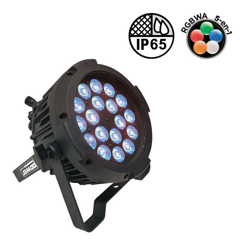 Power Lighting PAR SLIM 18x10 W IP65 PENTA40 Par Slim with 18 x 10 W 5-in-1 LEDs (40° beam width) Par Slim with 18 x 10 W 5-in-1 LEDs (40° beam width)