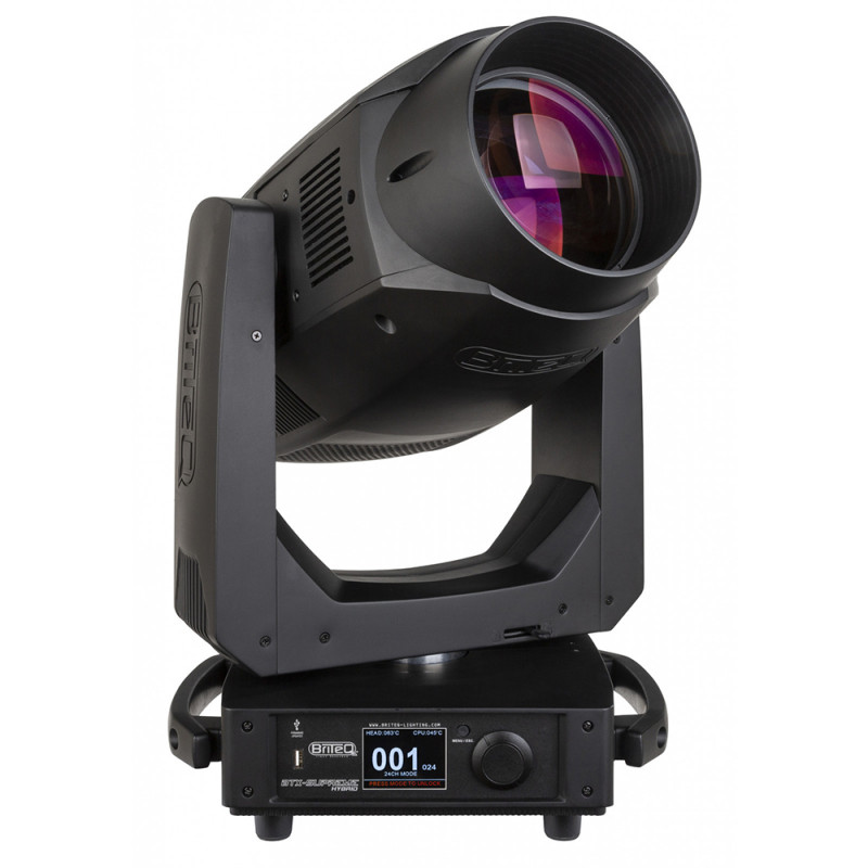 Briteq BTX-SUPREME Hybrid moving head (beam, spot, wash) for big clubs, concert stages and rental Hybrid moving head (beam, spot, wash) for big clubs, concert stages and rental