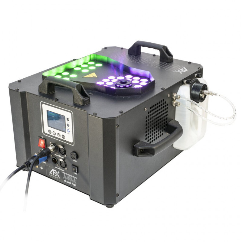 AFX Light VOLCANO-2000 Professional geyser fog machine 2000W with RGB LED effects Professional geyser fog machine 2000W with RGB LED effects