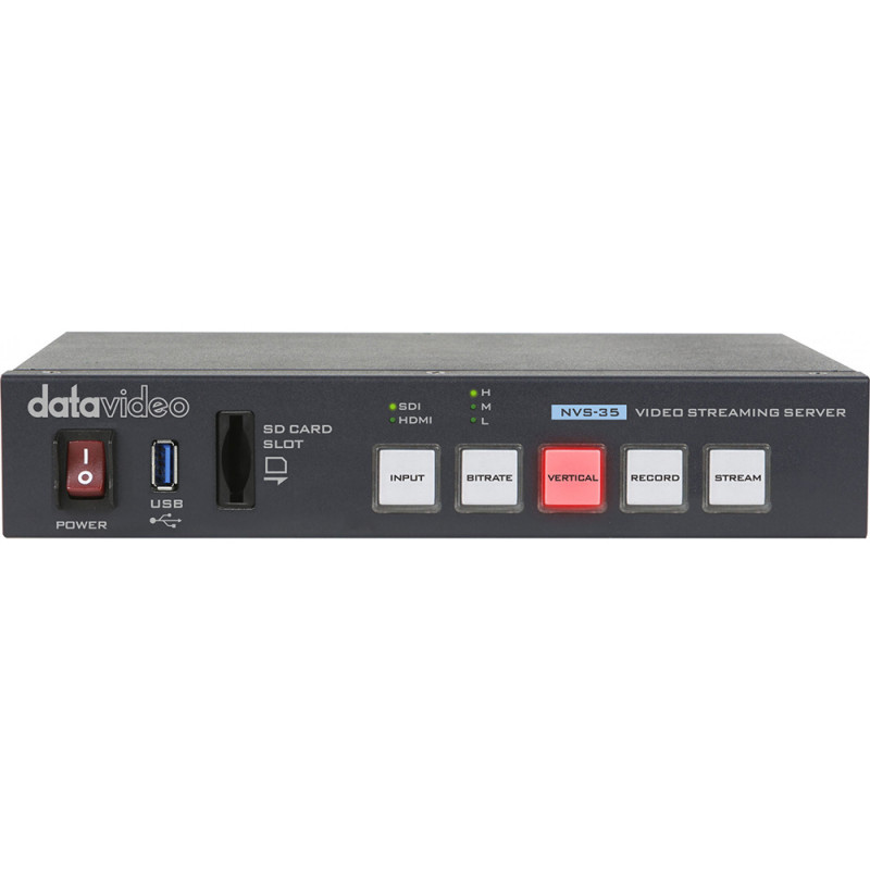 Datavideo NVS-35 Streaming encoder with 2 bitrates Streaming encoder with 2 bitrates