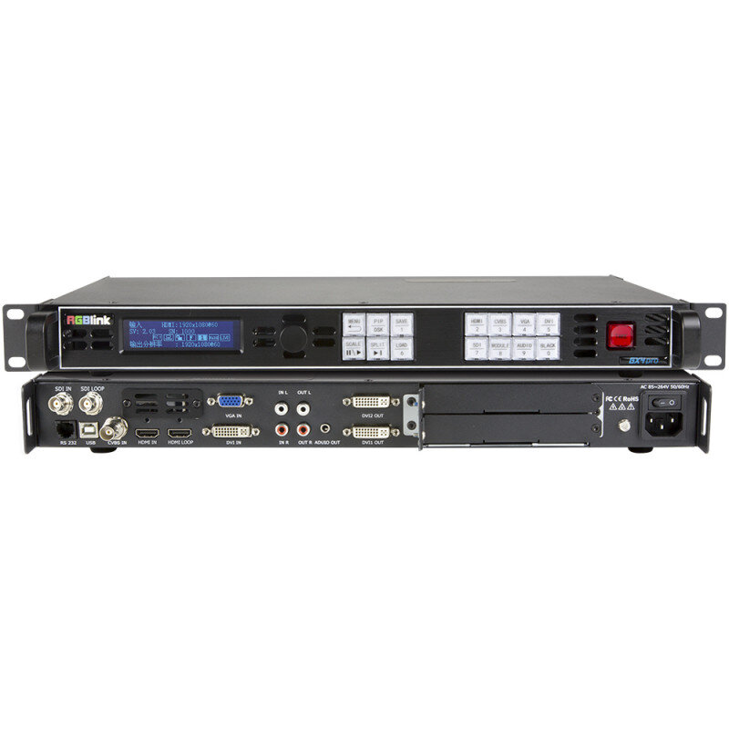 RGBlink GX4pro-1S Scaler, switcher & LED controller with 1 x SDI IN and loop input module Scaler, switcher & LED controller with 1 x SDI IN and loop input module