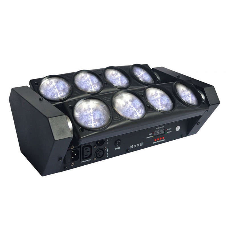 Power Lighting SPIDER LED 64 W C W MK2 White LED projector 8 x 8 W C W MK2 White LED projector 8 x 8 W C W MK2