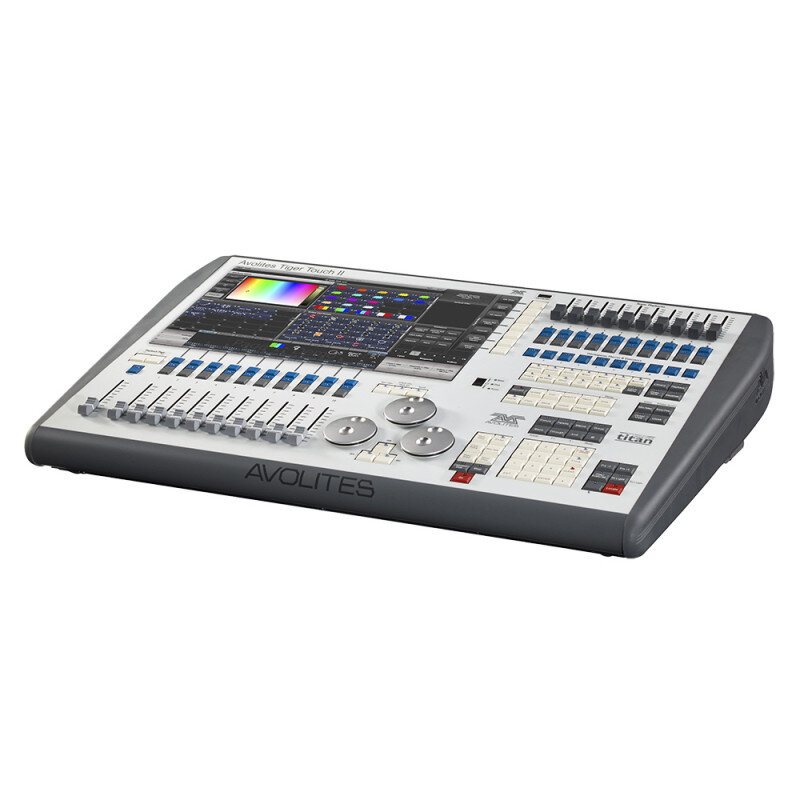 Avolites Tiger Touch II 10 main playback faders lighting console 10 main playback faders lighting console
