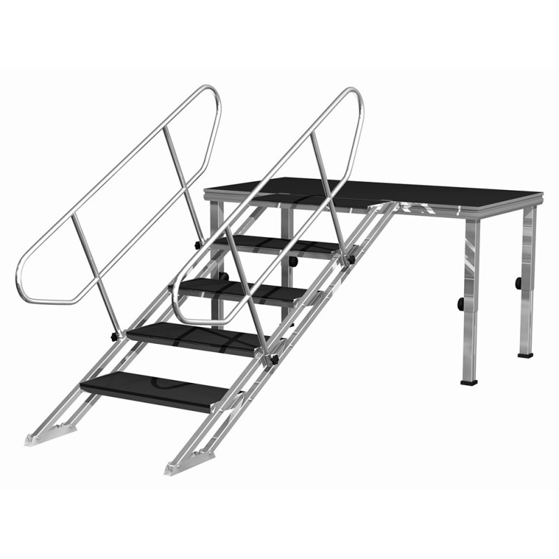 Contest PLT-st80140 5-step stairs adjustable height from 0.8m to 1.4m 5-step stairs adjustable height from 0.8m to 1.4m